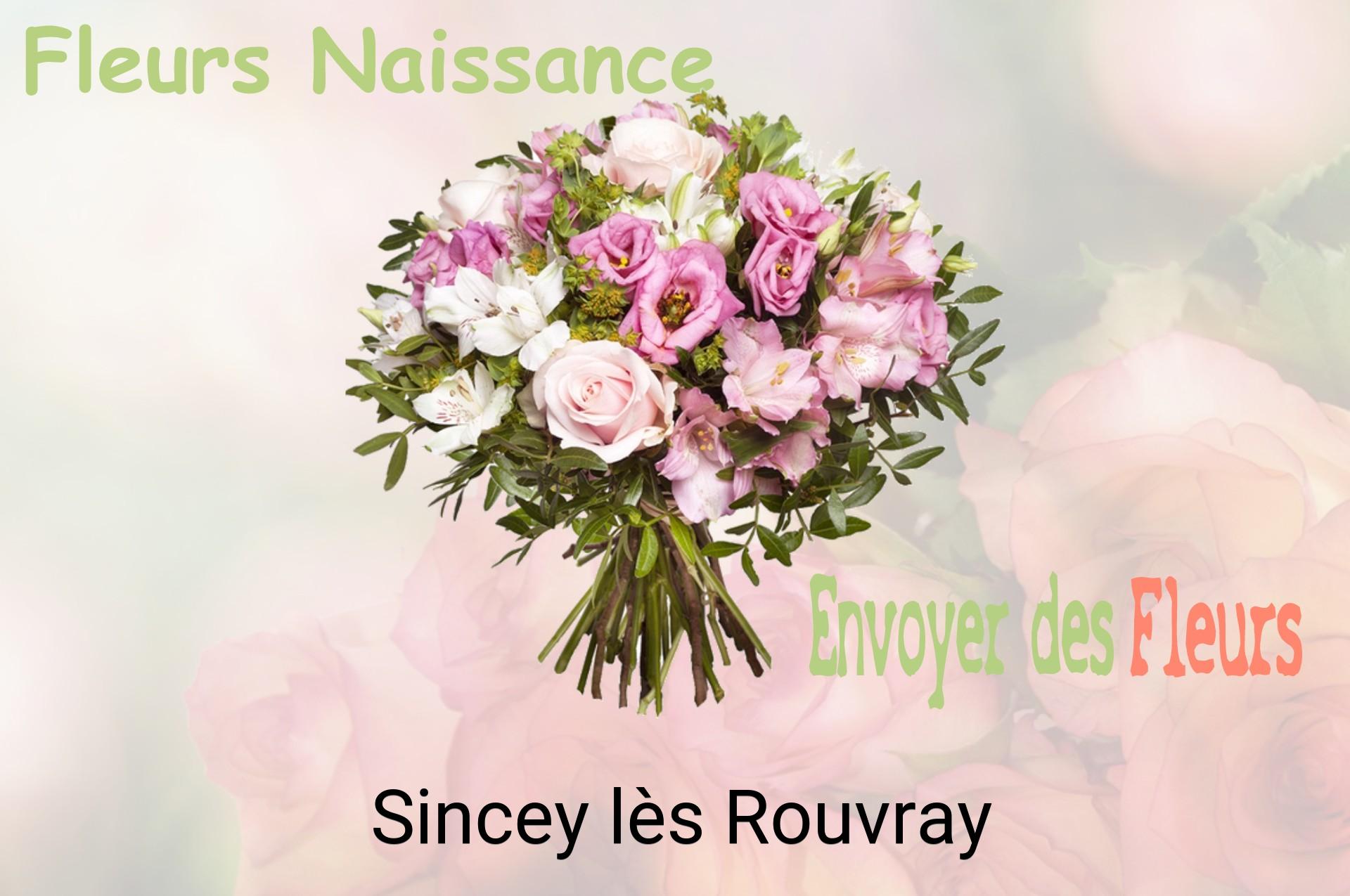 Bouquet de fleurs de naissance livré à Sincey-lès-Rouvray