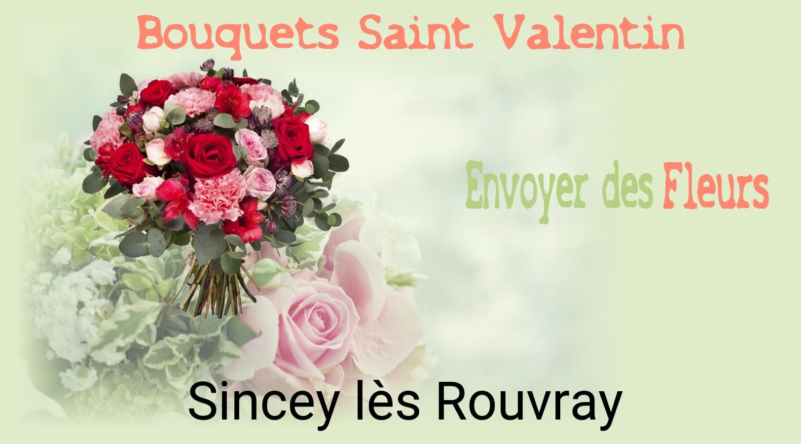 Roses de Saint-Valentin livrées à Sincey-lès-Rouvray